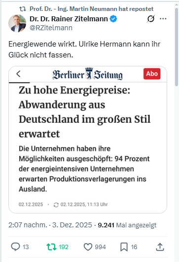 WernerBechtel's tweet photo. Deutschland gräbt sich sein Grab selber.
Billion in die #Energiewende #abst25 
Mit #Kernenergie wäre 
- Klimaziel erreicht
- 300 Milliarden gespart
- Tausende Opfer weniger wegen sauberer Luft
- Blackout Gefahr wegen EE welches Millionen Opfer resultiert wäre nicht vorhanden.
- Wirtschaft und Wohlstand gesichert