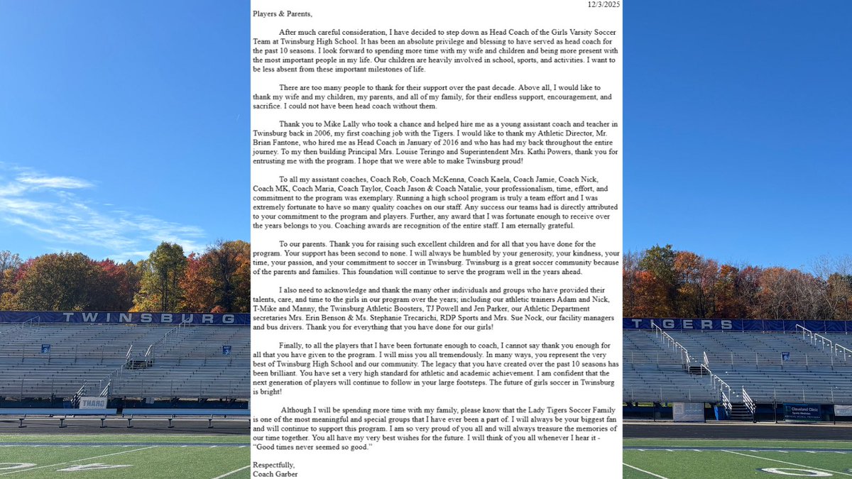 PPVLadyTigers's tweet photo. A final Thank You!! 

PPV/Family Forever💙⚽️ https://t.co/LAMrfPGKwB