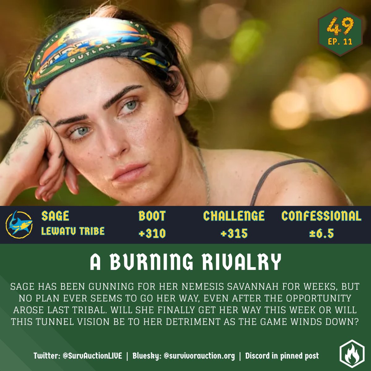 Will Sage's intense rivalry be her downfall or will her hope come to fruition?

#Survivor | #Survivor49
