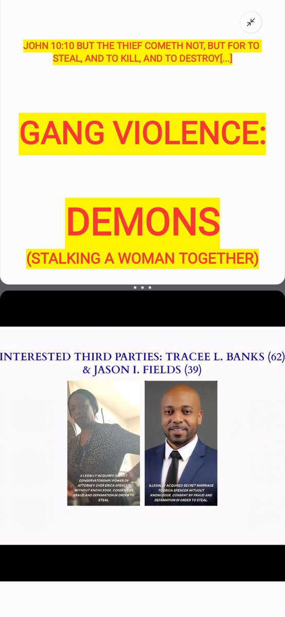 thisisthepoc's tweet image. THE HUMILIATION &amp;amp; FEDERAL PROSECUTION OF THE ENEMY WHOM JASON FIELDS AND TRACEE BANKS PERMITTED TO USE THEM TO ATTACK ME &amp;amp; MY PURPOSE ONLY TO BE PROVEN AS LAWLESS PERVERTS &amp;amp; JEZEBEL SPIRITS WHO LOST IN THEIR EFFORTS FOR THEIR FATHER, THE DEVIL. #FEDERALPRISON #COMMIT #MARTIALLAW