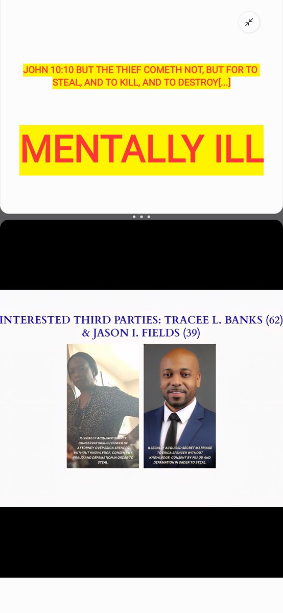 thisisthepoc's tweet image. THE HUMILIATION &amp;amp; FEDERAL PROSECUTION OF THE ENEMY WHOM JASON FIELDS AND TRACEE BANKS PERMITTED TO USE THEM TO ATTACK ME &amp;amp; MY PURPOSE ONLY TO BE PROVEN AS LAWLESS PERVERTS &amp;amp; JEZEBEL SPIRITS WHO LOST IN THEIR EFFORTS FOR THEIR FATHER, THE DEVIL. #FEDERALPRISON #COMMIT #MARTIALLAW