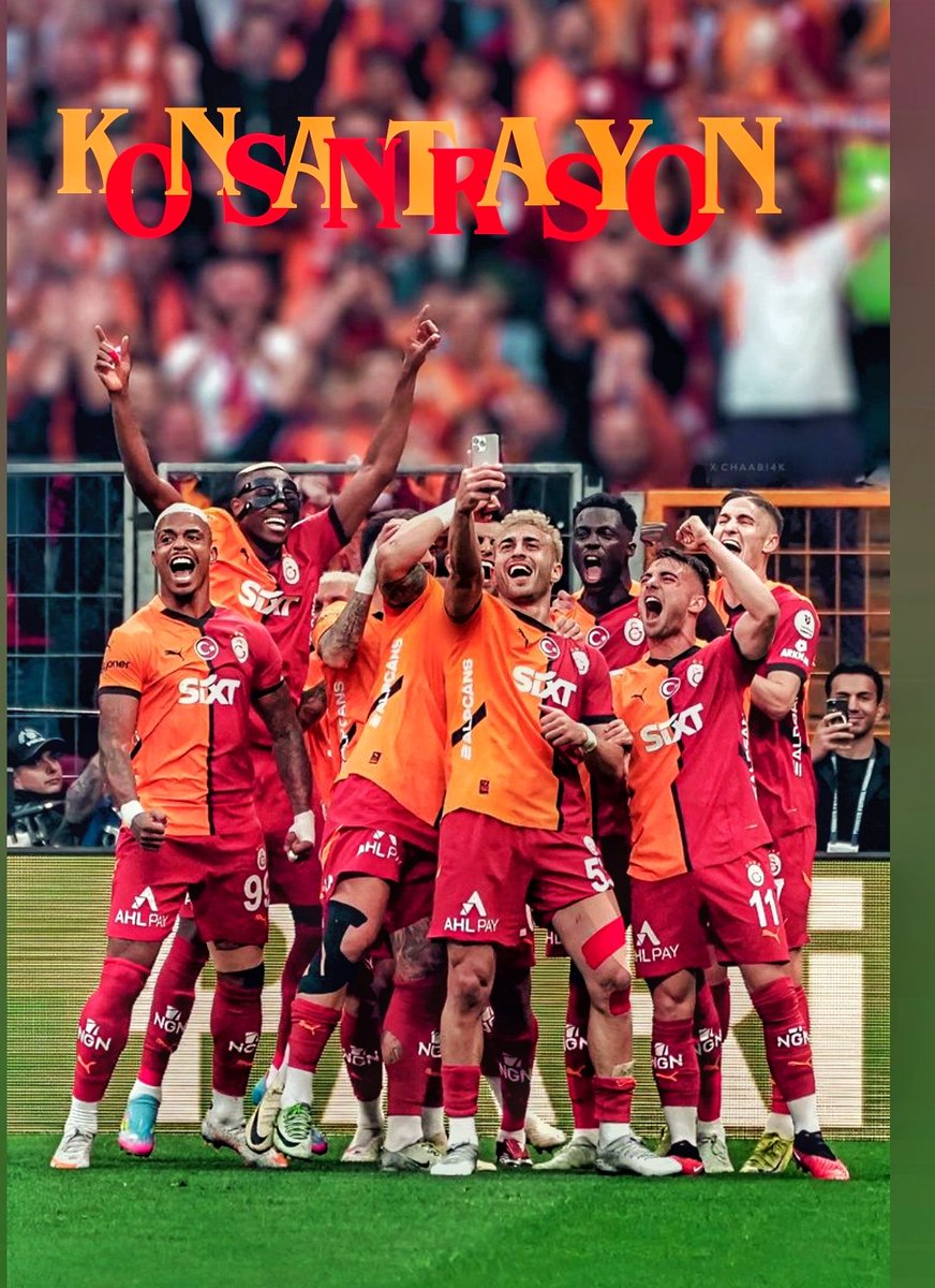 #KONSANTRASYON
🧡❤️🦁💪
#GSvSAM 
🧡❤️🦁
#Hedef26