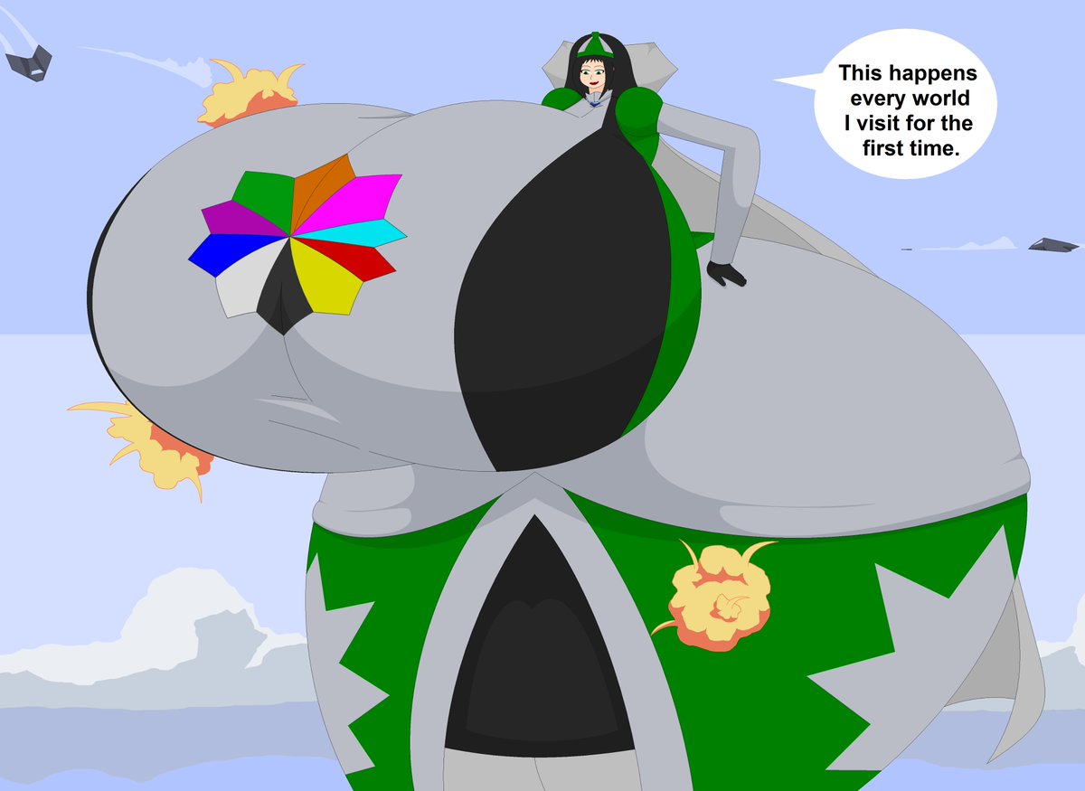 Enormous royals being invulnerable is something I can get into.

A comm for emeraldian-kingdom on dA of their Queen Everestian.