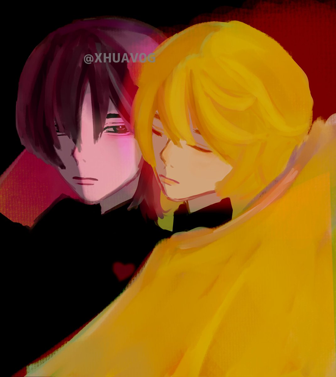 xhuav0g's tweet image. I love them too much.
·
·
·
 #wanderer #Aether #aescara #GenshinImpact