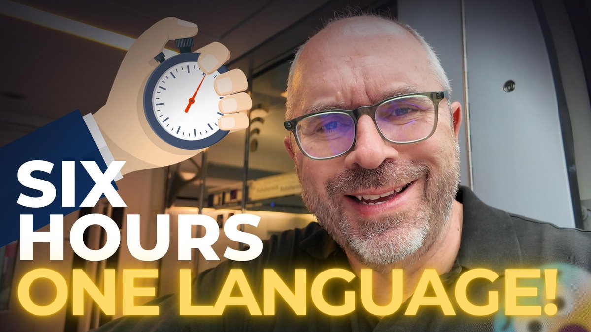 Mark turned a 6½-hour train ride across Germany into a language-learning classroom! 🚆🇩🇪 From signs to ordering coffee, he found German everywhere. Where’s the most unexpected place YOU have practised a language? 👇
Watch: bit.ly/cbg-berlin