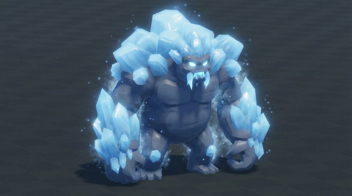 Vywroteczka's tweet image. 🥶RAHHH... RAHHH... Ice Golem Model i made!

💖+♻ is HIGHLY Appreciated!
📩Comissions Open! (dm me on discord kizzooooo)
#ROBLOX | #RobloxDevs | #RobloxDev | #robloxart