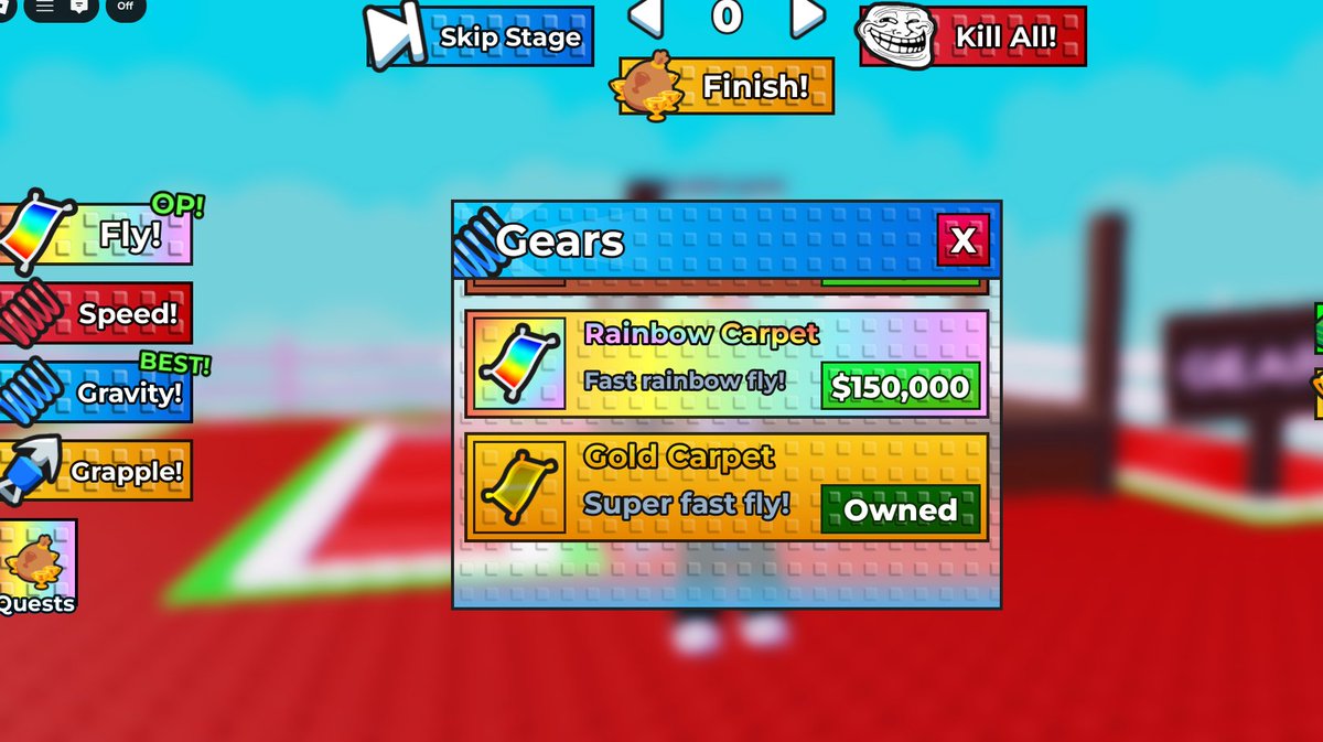 IzzyixgamesDev's tweet image. Just made game with a gears, checkpoint system, quest system (with data saving progress) and more. If u are interested in hiring me, hit me up! [OPEN FOR COMISSIONS] Link: roblox.com/games/11624695… .(Note : i didn&apos;t make the map or ui myself) #RobloxDevs