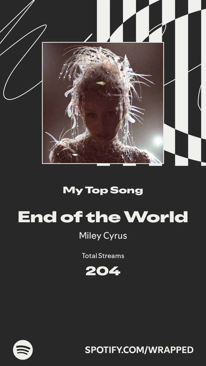 MichaelWsweeney's tweet photo. #SpotifyWrapped confirmed what we already knew, it always has and always will be about @MileyCyrus ✨ https://t.co/x7XZMkDoiI