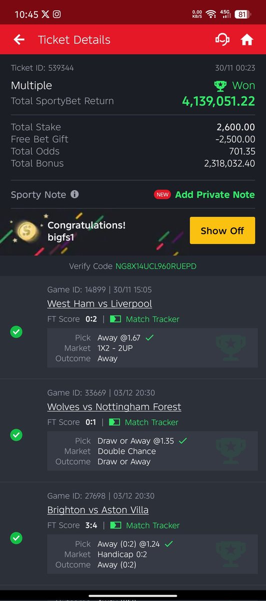 FS BETTING TIPS tweet media