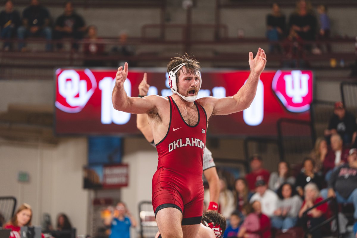 OU_Wrestling's tweet photo. Energy ⬆️ for Cliff Keen week

#BoomerSooner x @soldano_brian https://t.co/an1PMHJ0OQ