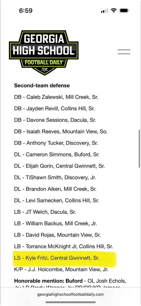 KyleFritz04's tweet photo. 🚨ALL REGION🚨

Region 8-AAAAAA Ga
@RecruitGeorgia @BHarrison92 @tbanks1906 @CGBlackKnightFB @NEGARecruits @BallCoachHP 
#AGTG https://t.co/BXUAEUIN74