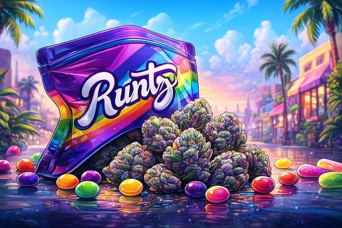 🍬🌈 Runtz: naissance d’un bonbon californien devenu génétique-symbole

Il y a des variétés qui installent un langage: couleur, parfum, texture, réputation.
Runtz appartient à cette seconde famille, une esthétique entière, née de la rencontre entre deux univers: le candy