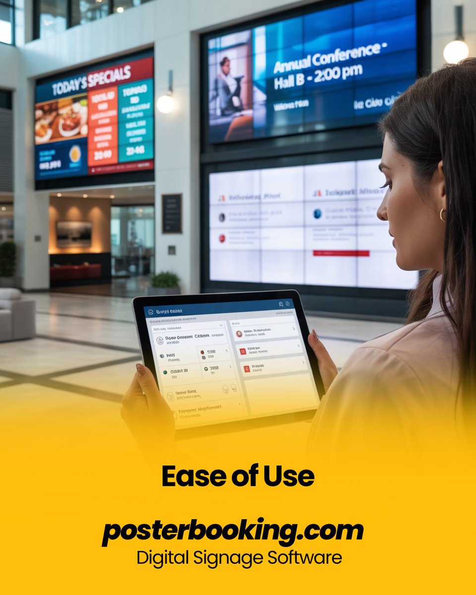PosterBooking - Free Android/Firestick Signage App tweet media