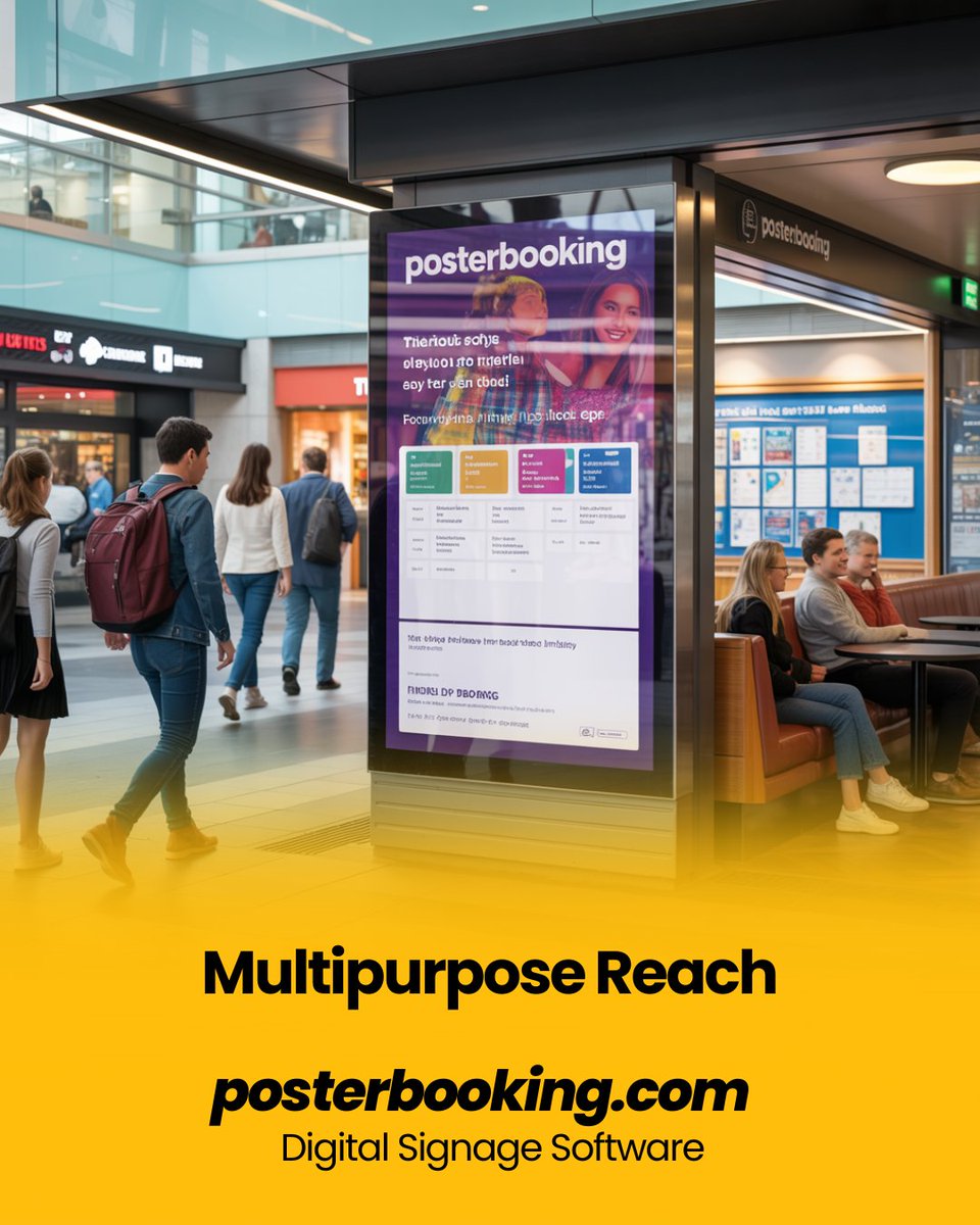 PosterBooking - Free Android/Firestick Signage App tweet media