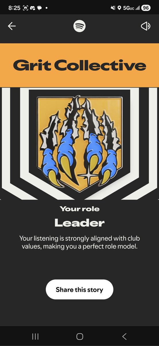 Erm not to brag but Spotify said I was a leader