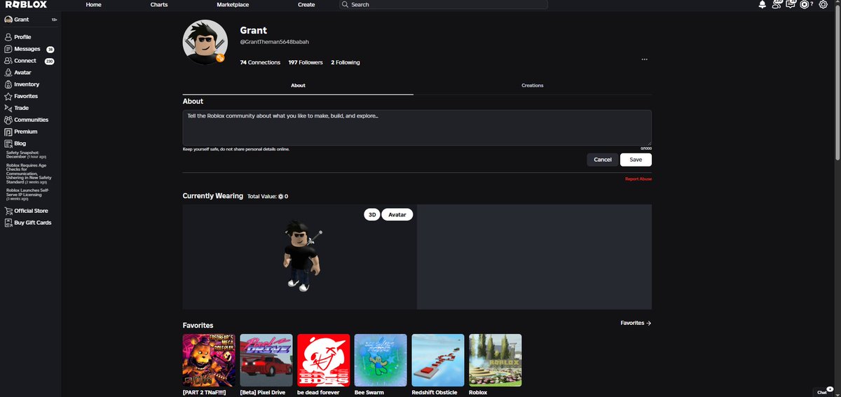 #RobloxDown. Literally nothing loads, i can't see my decals, images, experiences, and the roblox website, specifically profiles CSS are broken. my robux shows up as a ? as a plus to this.