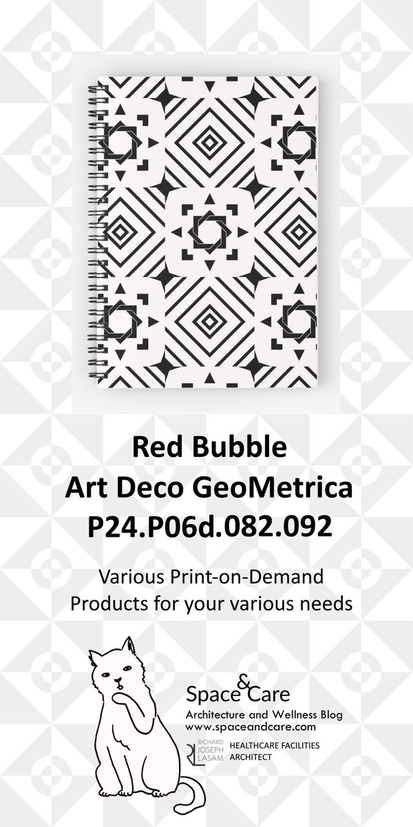 spaceandcare's tweet image. Various Print-on-Demand Products for your Needs
Architecture &amp;amp; Wellness Blog: spaceandcare.com

redbubble.com/i/notebook/Art…

#spaceandcare #artdecogeometrica #architectrichardlasam #geometricdesign #notebookcover