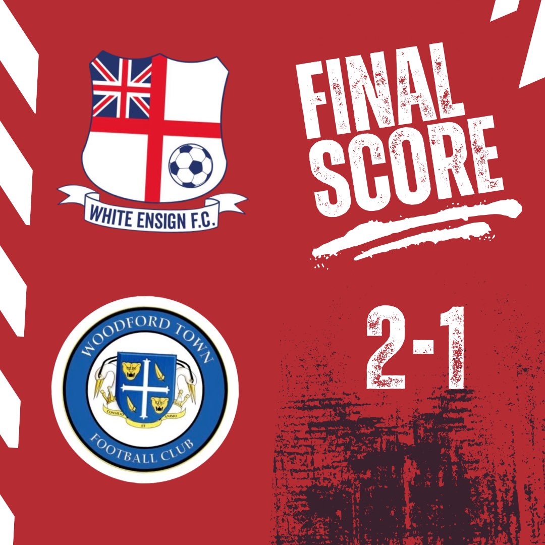 EnsignOfficial's tweet photo. FT: White Ensign 2-1 Woodford Town 

With goals from Kieran and Joseph we are through the next round 🤩🤩 https://t.co/bKyNNARAe1