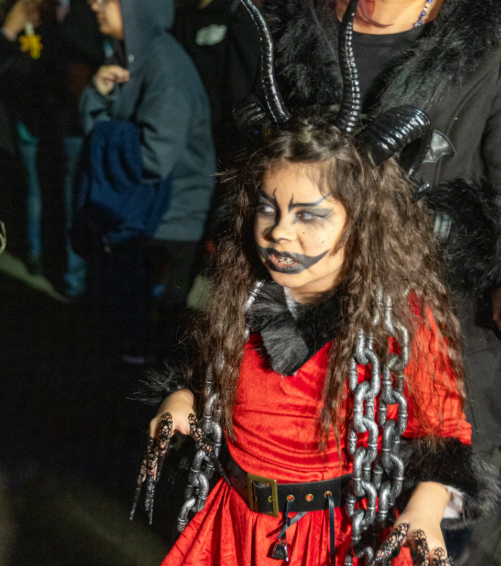 News4SA's tweet photo. KRAMPUS PARADE | The yuletide season in San Antonio will once again take a dark and festive turn on Friday as the city hosts its second annual Krampus Parade. https://t.co/RWtvApfVQs https://t.co/JVczgAHIYn