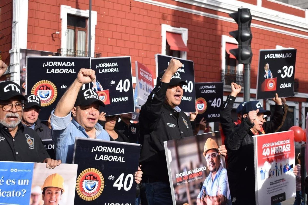 <a href="/laredcincoradio/">Cinco Radio Oficial</a> Gracias lider <a href="/leobardosoto/">Leobardo Soto</a> esta lucha es con usted 🙏🏻 vamos con todo en las revisiones salariales y gracias por la jornada 40 horas presidenta <a href="/Claudiashein/">Claudia Sheinbaum Pardo</a>
