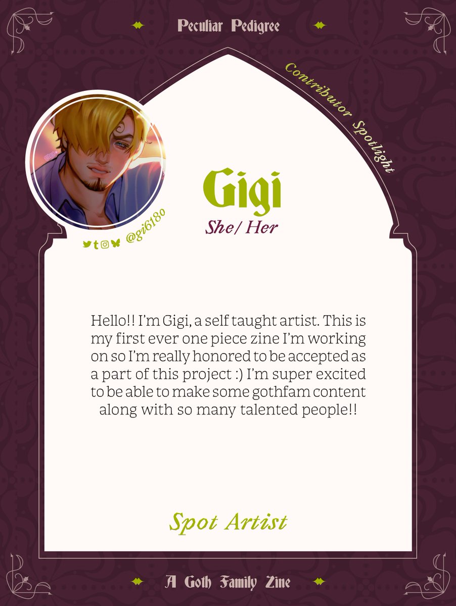 peculiar pedigree - a goth family zine tweet media
