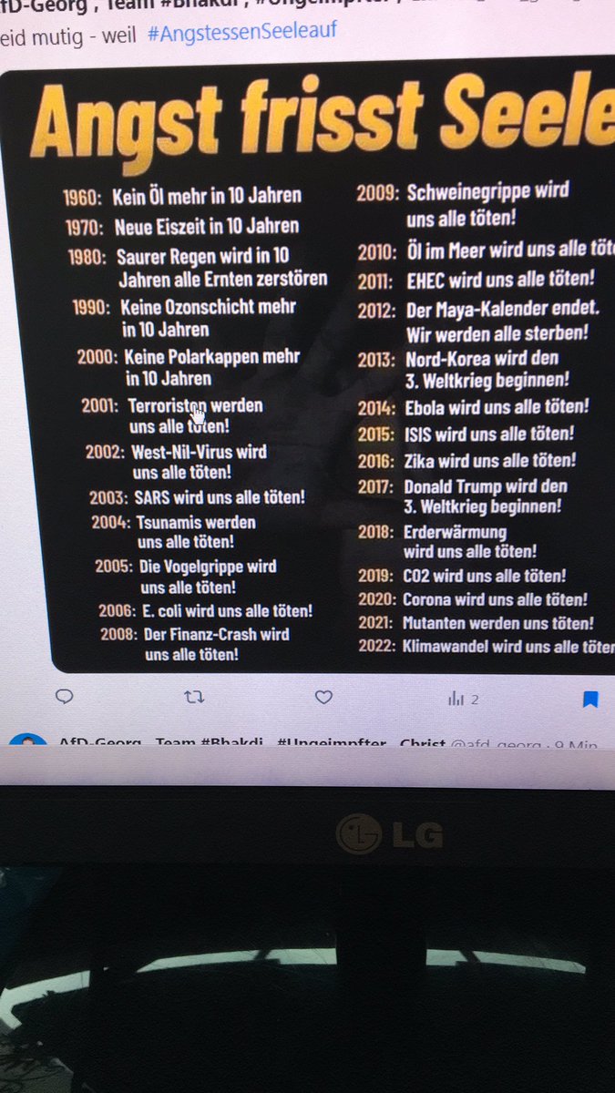 AfD-Georg , Team #Bhakdi , #Ungeimpfter , Christ (@afd_georg) on Twitter photo 