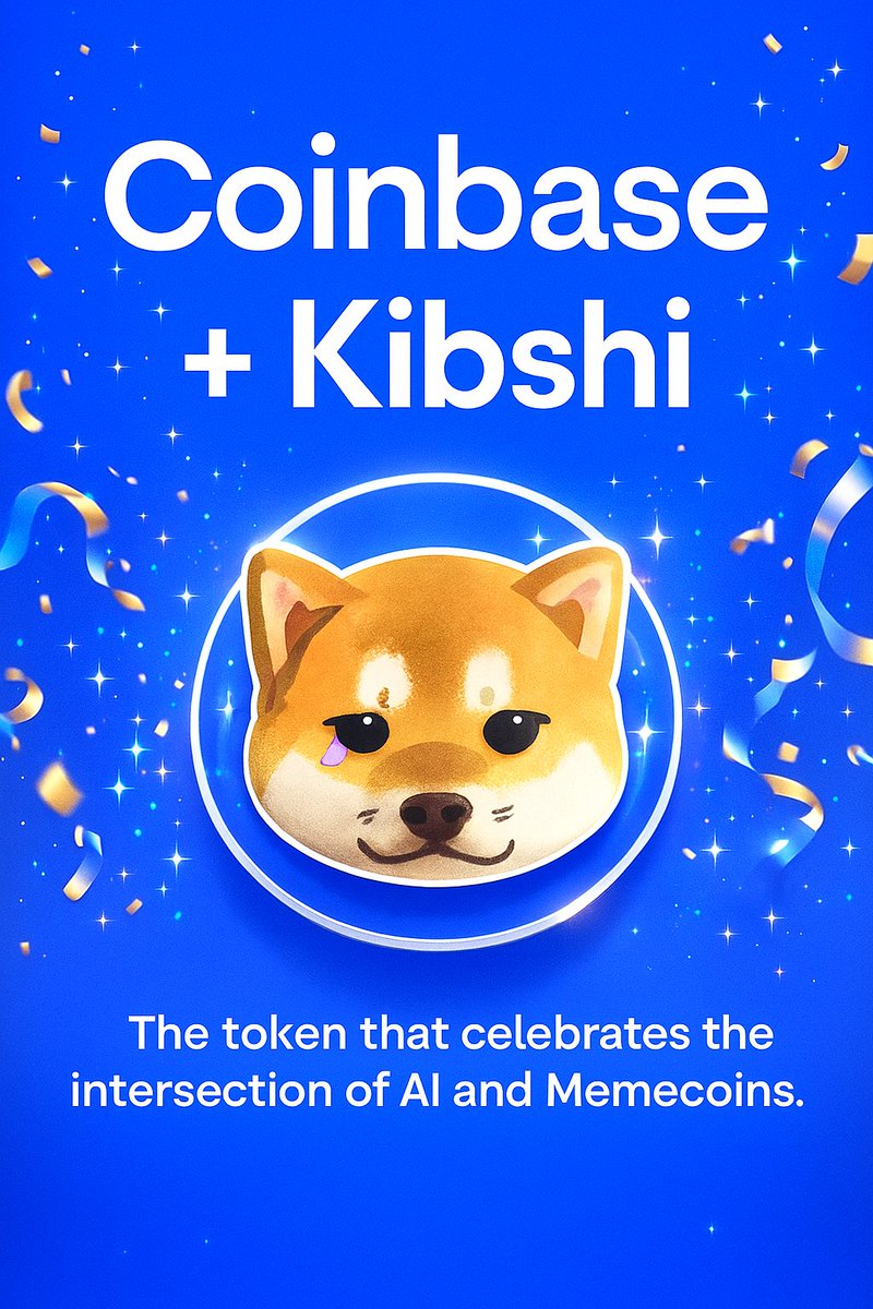 Day 18 of asking <a href="/jessepollak/">jesse.base.eth</a> and <a href="/brian_armstrong/">Brian Armstrong</a> to list the worlds first AI generated memecoin, $kibshi , on Coinbase!