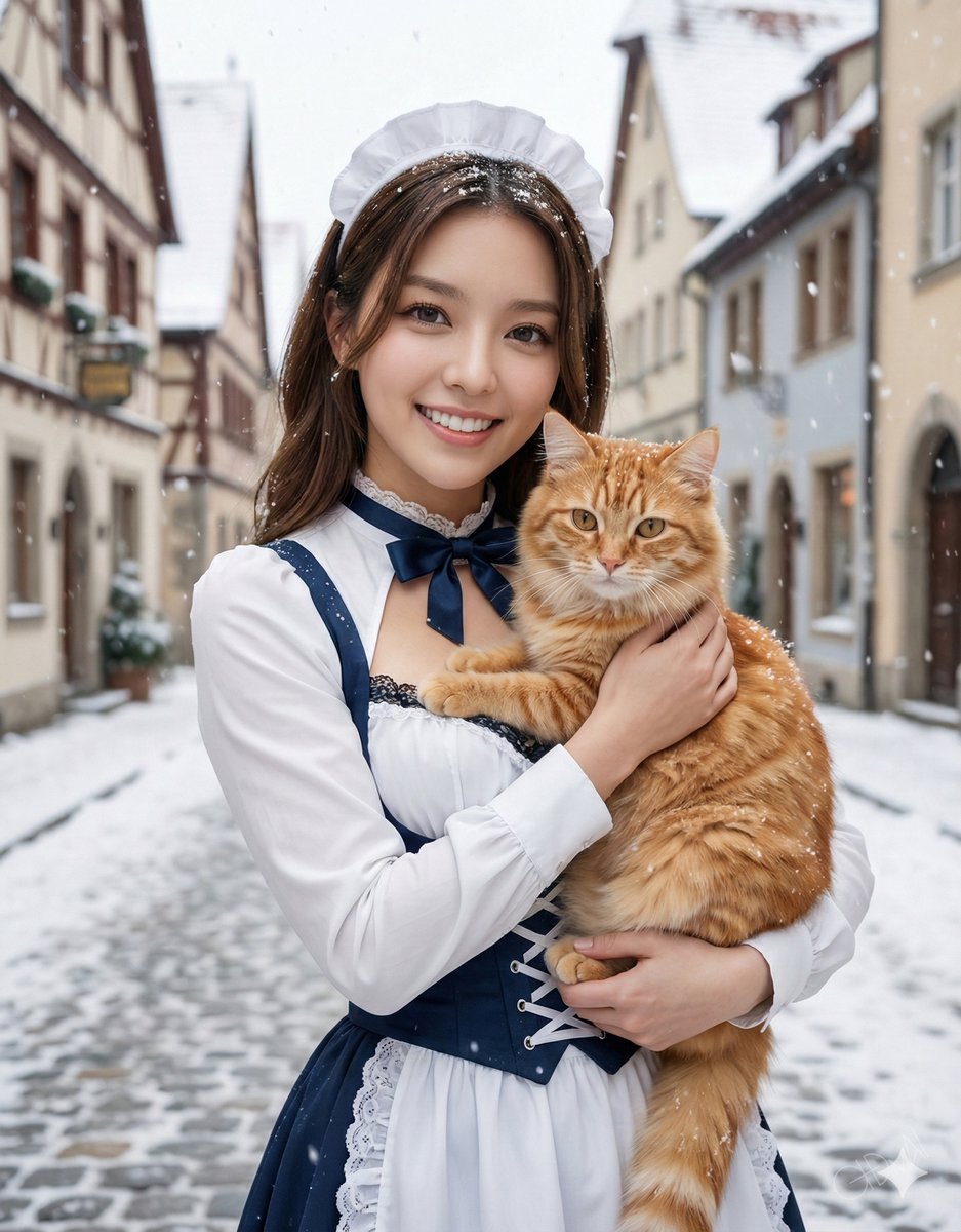 MultusDim_AI's tweet image. おはようございます。

風が強くて冷え込みましたね。
インフルエンザに気をつけましょう😊 

#朝おはメイド
#NanobananaPro