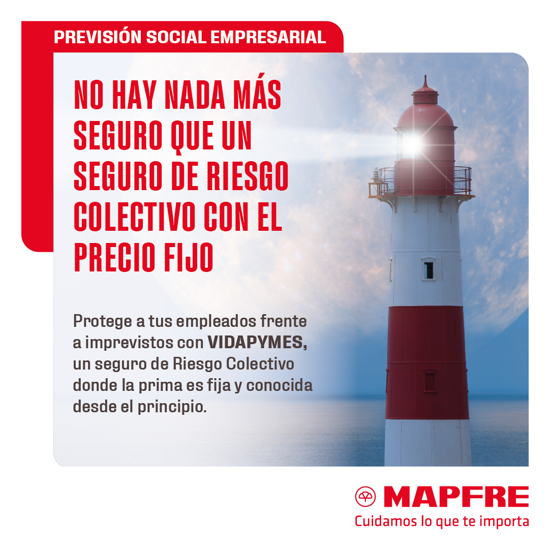 ronce55's tweet image. Previsión Social Empresarial
Protege a tus empleados frente a imprevistos con VIDAPYMES
Si necesitas más información, te esperamos en nuestra oficina
#MAPFRE #CuidamosLoQueTeImporta