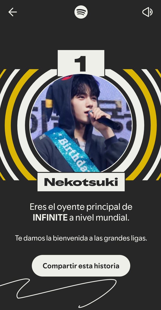 NekotsukiNya's tweet image. INFINITE mis número 1 💛💛💛💛💛💛 los amo mucho 

#INFINITE #SpotifyWrapped #인피니트