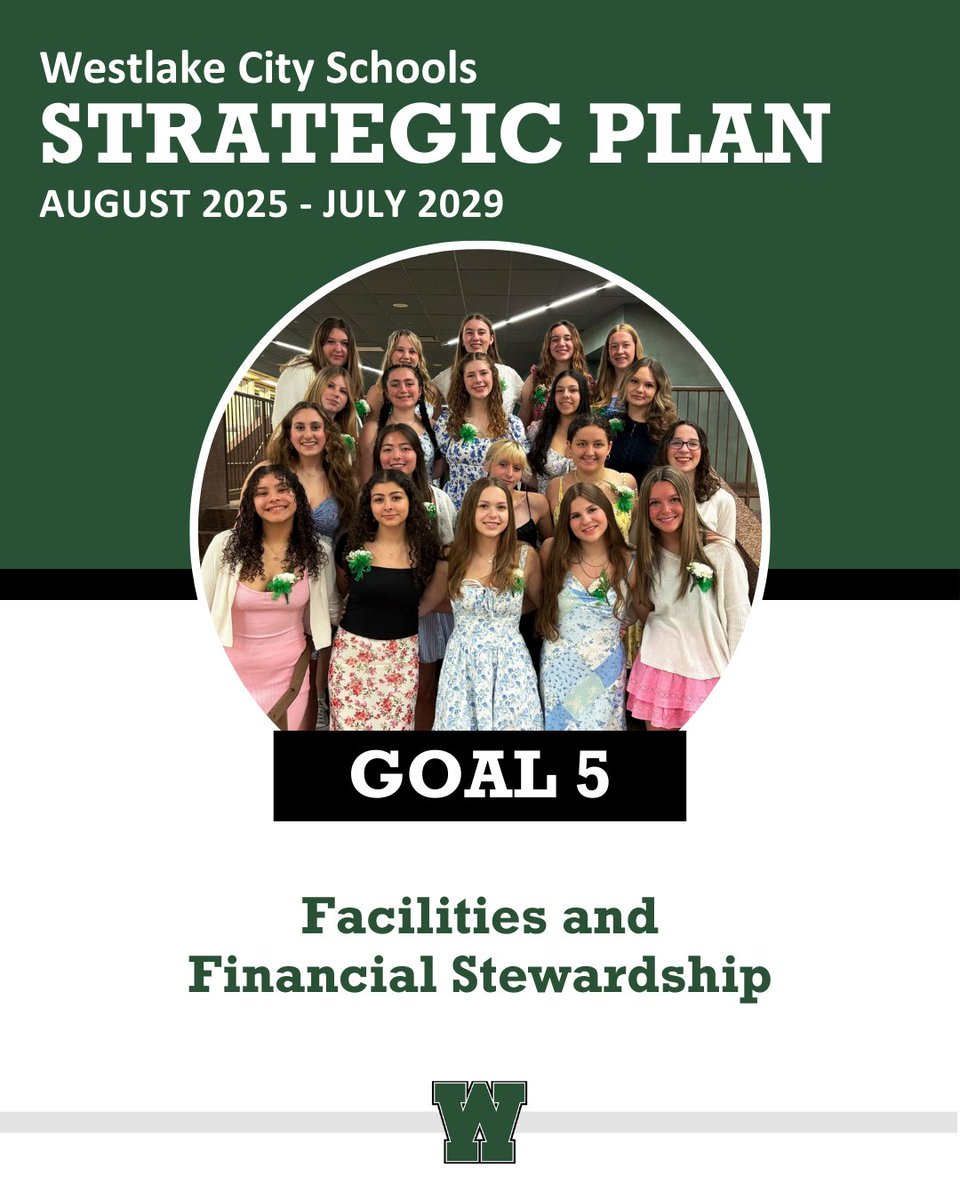 Wrapping up our Strategic Plan rollout with Goal 5: Facilities &amp; Financial Stewardship, our final goal. It focuses on safe, future-ready learning environments, enhanced security, and facilities aligned to foster student success.

Discover all our goals: ow.ly/fp0K50XcBUB