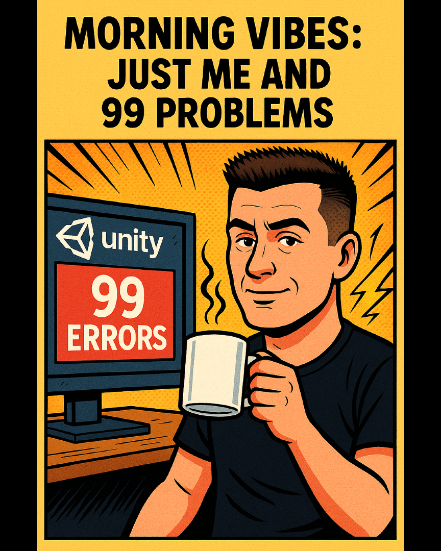 OnTheCouchStudi's tweet image. We make memes because we’ve lived it and it&apos;s funny. Checkout OnTheCouchStudio.com for great assets
#TechHumor #CodingMemes #DevLife #BlenderMemes #UnityDev #3DArtistHumor #SoloDevLife #AppDevHumor #DigitalCreatorLife #DeveloperHumor #OnTheCouchStudio