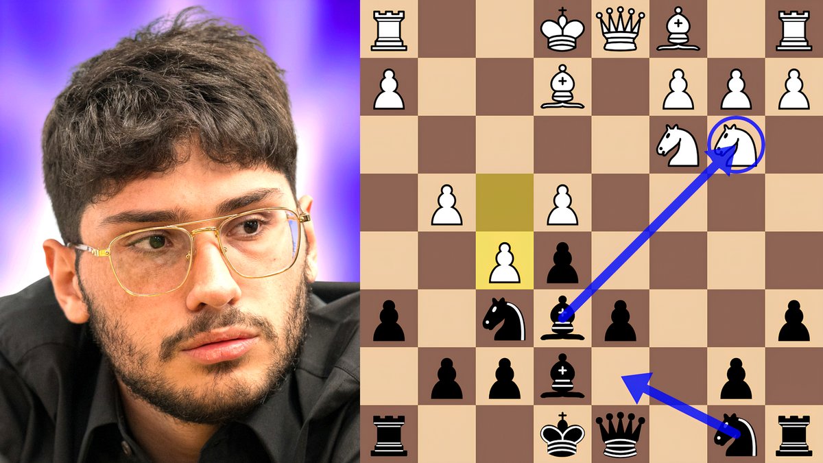 ChessNetwork's tweet image. Firouzja Punishes McShane&apos;s Big Blunder in the Najdorf youtu.be/MkoOFuXftKQ #londonchessclassic