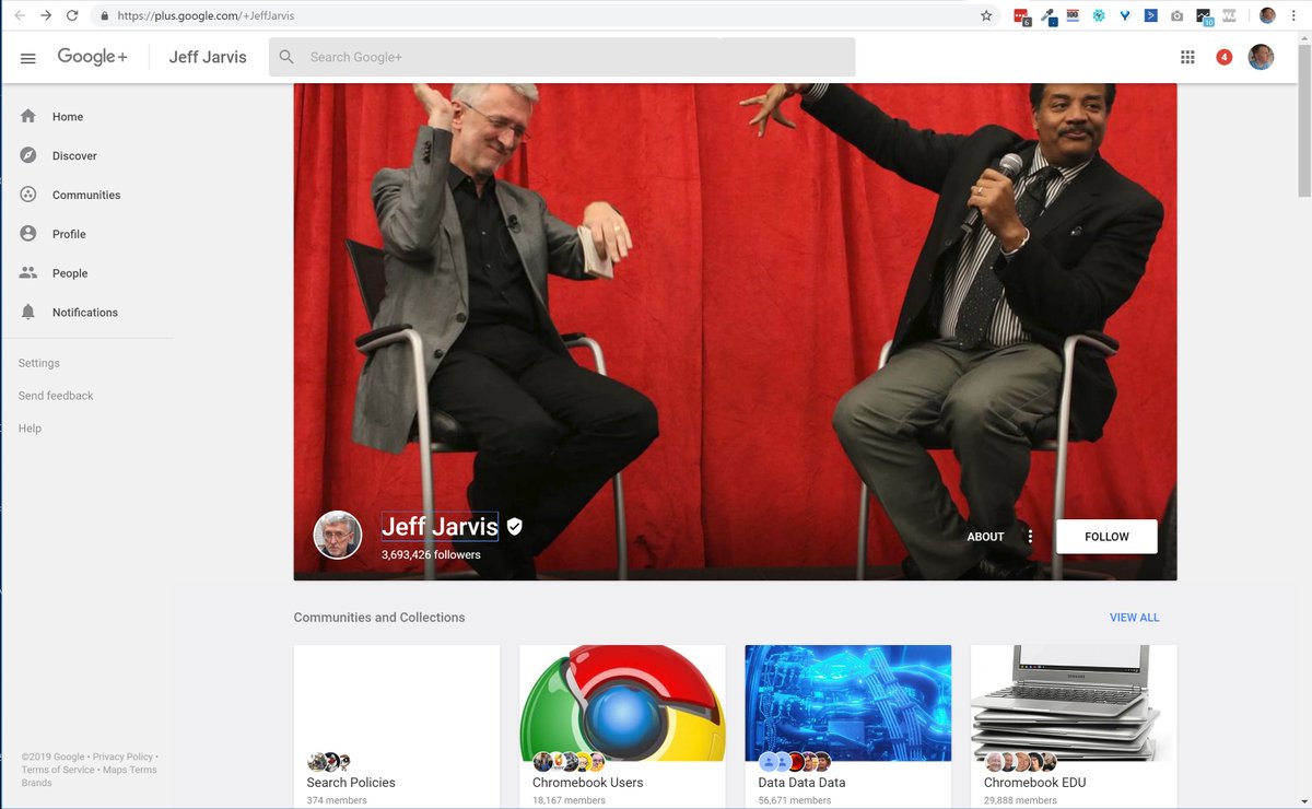 Facebook ページ、Instagram アカウント、または Google マイビジネスのリスティングを使ってビジネスを構築しても安全だと考えている人への警告⚠️。
Google+を覚えていますか?
☠ Google+ は 20