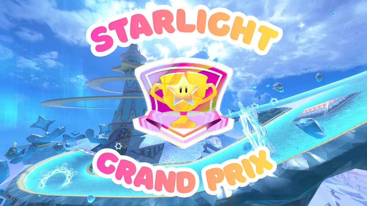 The Starlight Grand Prix is about to begin! Everyone get ready for some high speed racing! 💖🏁

If you win, you could receive a Nintendo Eshop Giftcard!!! (as well as a SICKENING role in the Discord!)

twitch.tv/damsel__fly