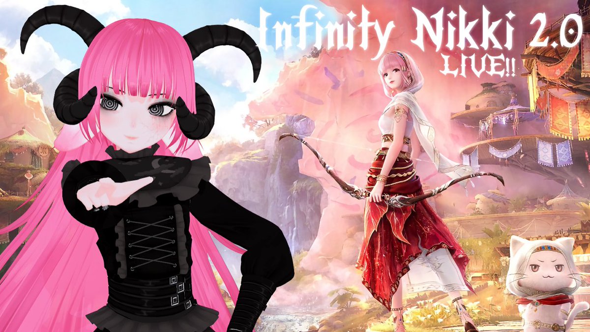 ૮꒰˶ᵔ ᗜ ᵔ˶꒱ა˖⁺‧₊˚ today im finishing up the current 2.0 main story!!

purple website link in bio
🐑💤
#vtuber #ENvtuber #vtuberEN #InfinityNikki