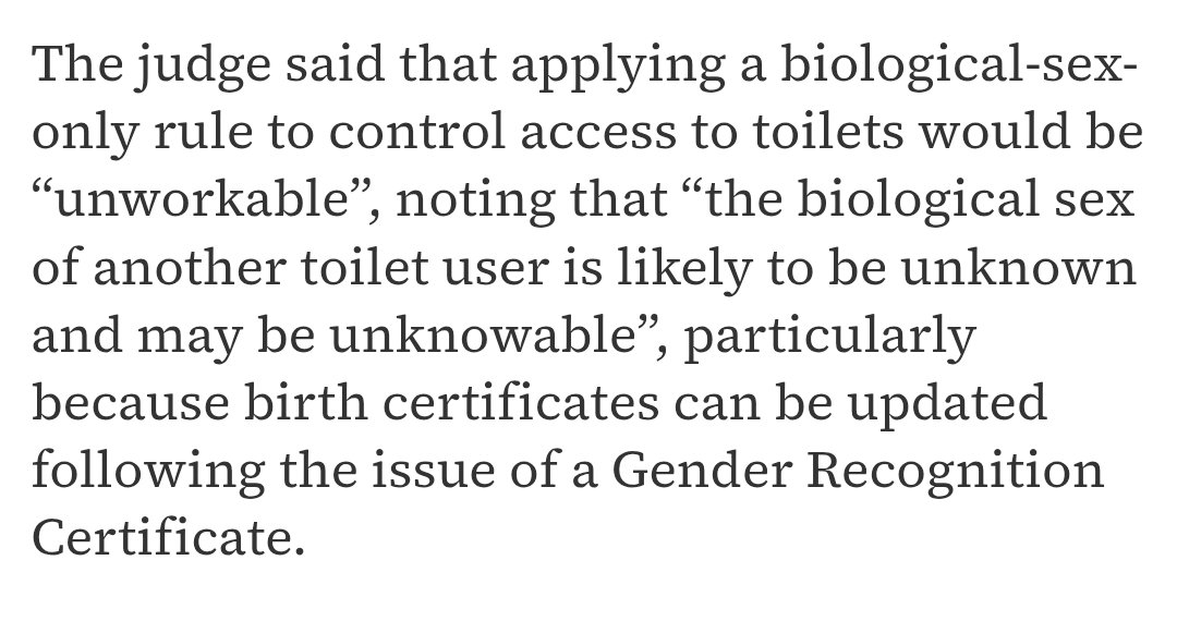 Well look at that, a judge who actually has some basic understanding of how the world works.