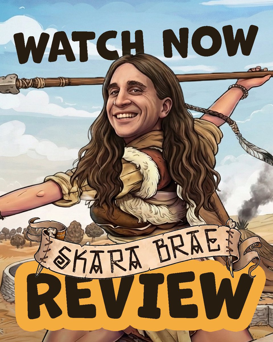 Skara Brae is all about farming, feeding your settlers… and trying not to drown in a mountain of midden. 💩 (Yes, I define that word in my video!)

My full review is now live on YouTube! Let’s see how tidy you can keep your village…

🎥 youtube.com/@howirroll

<a href="/garphillgames/">Garphill Games</a>