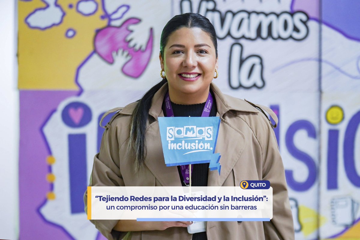 Educacion_Ec's tweet photo. 📍 QUITO | Se llevó a cabo el encuentro “Tejiendo Redes para la Diversidad y la Inclusión”, junto a @el_bid y @delec_unesco, con el objetivo de reafirmar el compromiso con una educación sin barreras. 

🏫 Actualmente, 135 instituciones educativas brindan servicios especializados a 9.718 estudiantes, gracias al trabajo articulado y a las políticas públicas impulsadas por el Gobierno Nacional. 🇪🇨

En el Día Internacional de las Personas con Discapacidad, seguimos construyendo espacios accesibles, inclusivos y dignos para todos. 💪🏻

#ElNuevoEcuador