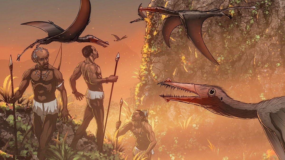 cometcalls's tweet photo. Every civilization on Earth, separated by oceans and thousands of years, told nearly identical stories of massive, viscous, winged serpentine reptiles that dominated the sky and struck terror into humanity.

- China: the four-clawed, winged dragons that controlled weather and rivers  
- England: the Fire-Drake and Wyrm – huge, flying, fire-breathing serpents 
- Mesopotamia: Tiamat, the primordial chaos dragon, winged and serpentine  
- Ancient Greece: Python, Typhon, Ladon, Hydra 
- Northern Europe: Níðhöggr, Fafnir, Jörmungandr   
- India: Vritra and the Nagas  
- Mesoamerica: Quetzalcoatl and Kukulkan 
- Andean cultures: Amaru 
- Southern Africa: Inkanyamba 
- West Africa: the rainbow serpent Aido-Hwedo and Mokele-mbembe
- North American indigenous nations: Piasa and Palulukang
- Even the Bible references a dragon, and how it was slain by Bel (Book of Daniel: 14)

Cultures that never met described:

- enormous bodies + wings + reptilian features  
- ability to fly despite massive size  
- association with storms, fire, and catastrophe  

Why does every corner of the planet, from 5,000 BCE to the present, converge on the exact same “impossible” creature?

Because collective trauma leaves fossils in the mind as surely as it leaves them in the ground.

Paleontology shows that pterosaurs, giant flying reptiles with massive wingspans, coexisted with early humans in Africa, Asia, Europe, and the Americas. Their bones have been found on every continent except Antarctica. Early humans encountered the last surviving populations and their freshly exposed fossils after megafloods and ice retreats.

Stories of the sky tyrants are passed down generation after generation, not as myth, but as MEMORY. 

Believe your ancestors. Dragons are fucking REAL.