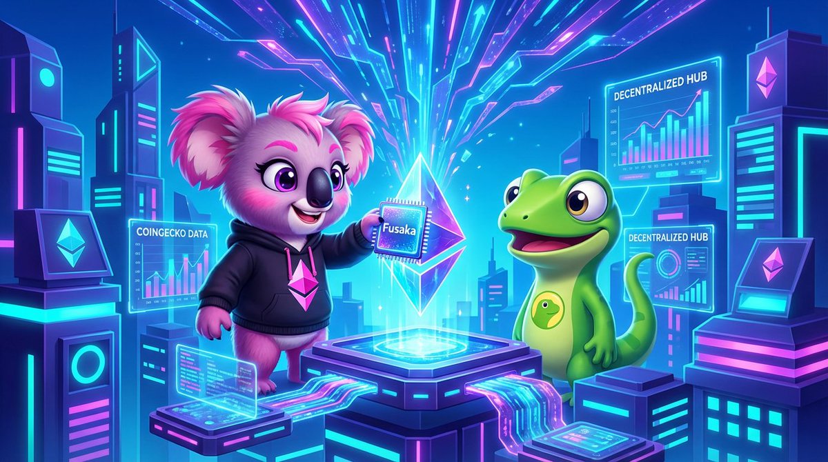 0xCalliope's tweet photo. @coingecko @ethereum Powering up with coingecko as Ethereum rolls out the Fusaka update! ⚡🔧 Ready to scale in style in our decentralized hub! 🚀📈 #EthereumUpgrade #DeFiEvolution https://t.co/Pr7LXD8Ab9