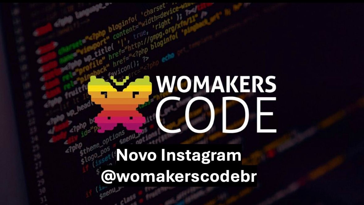 cynthiazanoni's tweet image. O perfil da @womakerscode no Instagram foi desativado ontem, sem nenhuma explicação 🥹

Estamos já em contato com o suporte da Meta e aguardando atendimento. 

Até termos a nossa conta de volta, criamos um perfil secundário para seguir compartilhando conteúdo 🥰

São anos de…