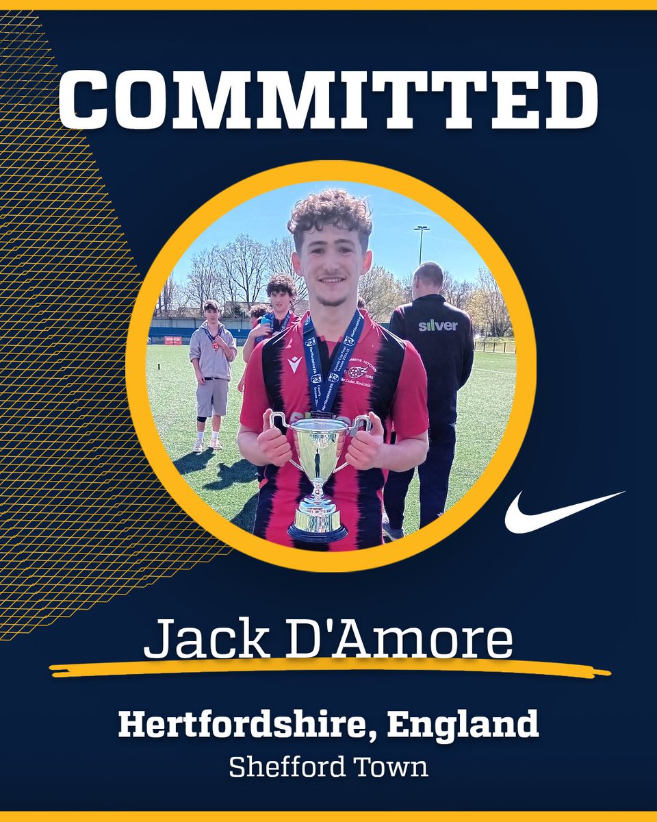 We are proud to announce the commitment of Jack D'Amore! Jack is an all action midfielder who will add creativity, decisiveness, and substance to our midfield. Coming to us from Hertfordshire, England, Jack welcome to the Lancer family!