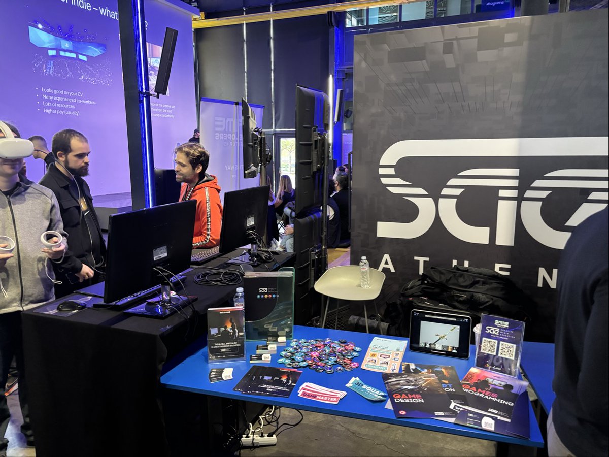 Ευχαριστούμε θερμά την <a href="/SAEathensGames/">SAE Games</a>! 

Ο κορυφαίος εκπαιδευτικός φορέας για Creative Media σπουδές στάθηκε αρωγός και στην φετινή μας συνάντηση!

#IGDAGreece #GameDev #GameDevelopersMeetup3