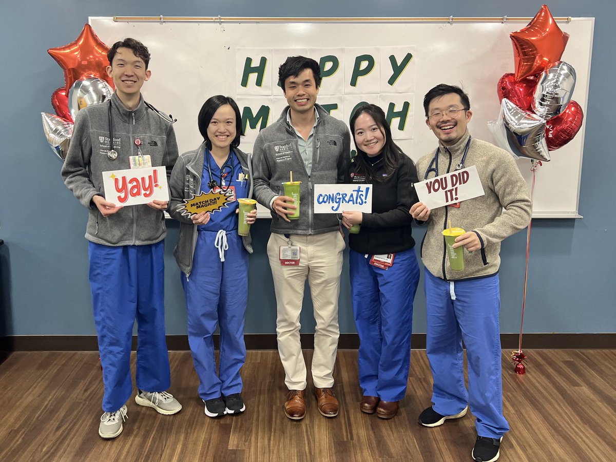 StanfordMedRes's tweet photo. Sneak peak at this week’s Fellowship #MatchDay festivities! Congrats to all!!
@StanDOMFellows @StanfordDeptMed #Match2025 🎉🎉 https://t.co/eQfKpGHoBa