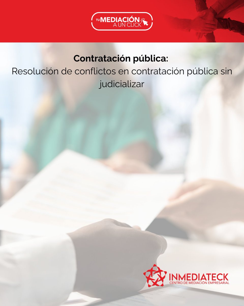 La mediación y otros mecanismos colaborativos permiten resolver diferencias contractuales con mayor agilidad, evitando paralización de proyectos y repercusiones administrativas.

Solicita acompañamiento

#SectorPúblico #ContrataciónPública #Mediación
