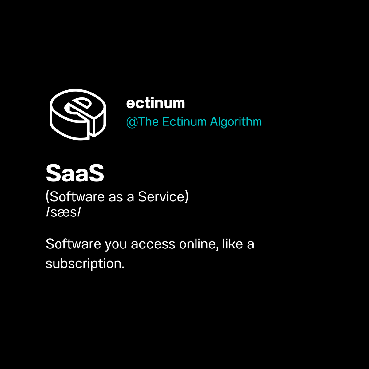 ectinumtheory's tweet image. Software you access online for a subscription fee.
Example: Dropbox or Slack.
#SaaS #BusinessModel #StartupTips