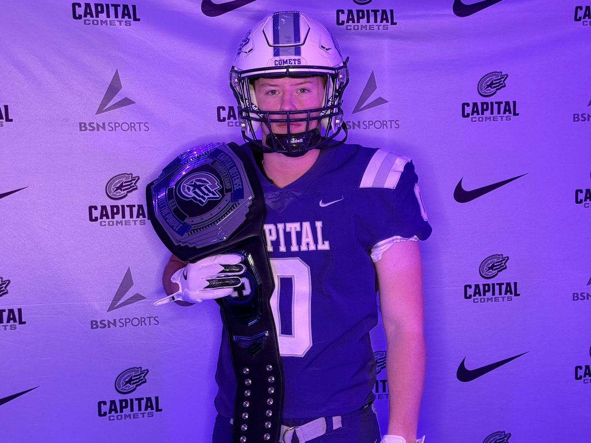 I had a great time at Capital University today on my official visit thank you for the coaches who invited me it was nice being able to see the campus again and talk to you guys! <a href="/Coachcalexander/">Charles Alexander</a> <a href="/alangford66/">Ayden Langford</a> <a href="/CoachFoos/">Brian Foos</a> <a href="/evan_nunez24/">Coach Evan Nunez</a> <a href="/knockDL/">DL Knock</a> <a href="/Nfisanick34/">Nick Fisanick</a> <a href="/WestfallFB/">Westfall Mustangs Football</a>
