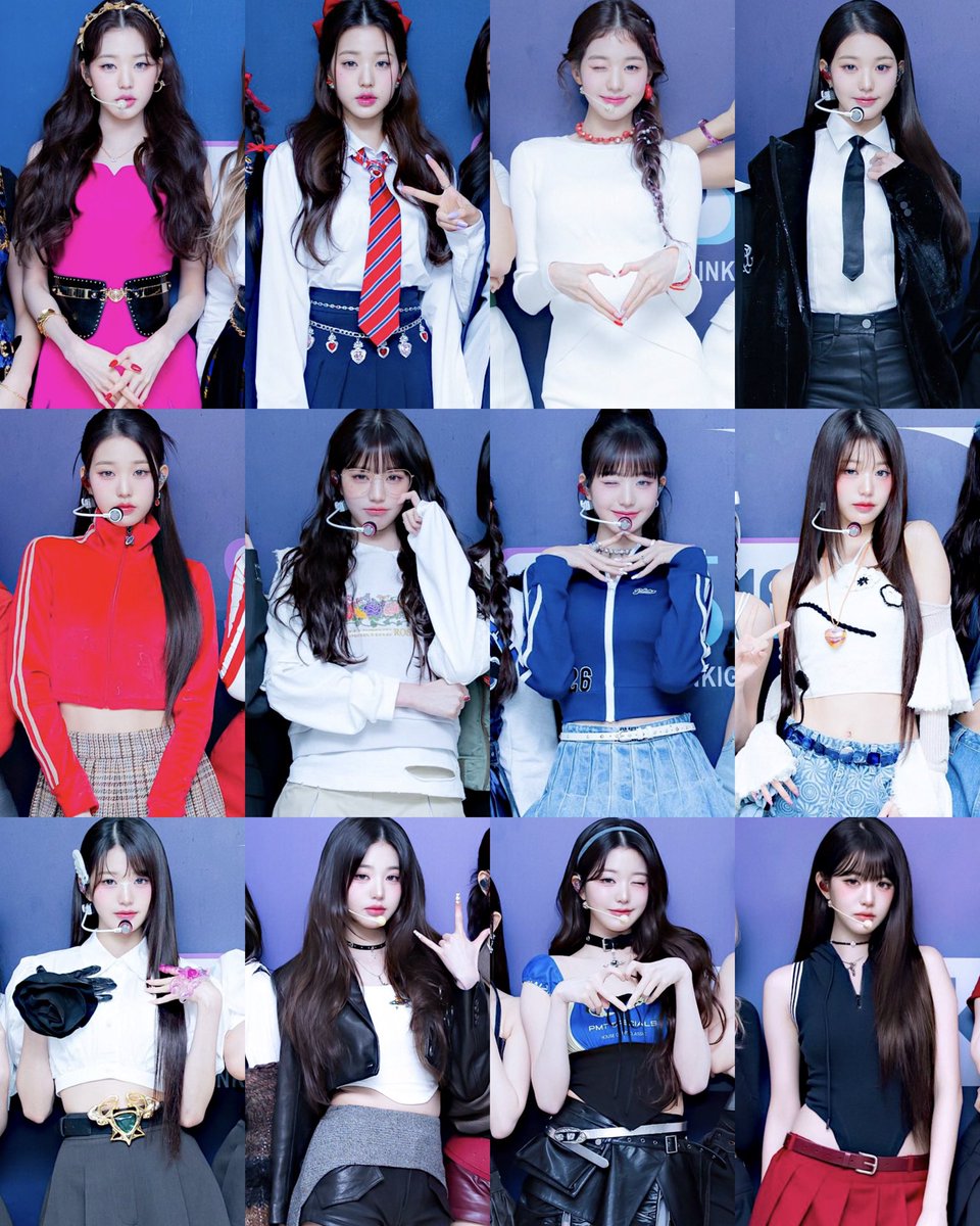 wonyoung on inkigayo through the eras ♡