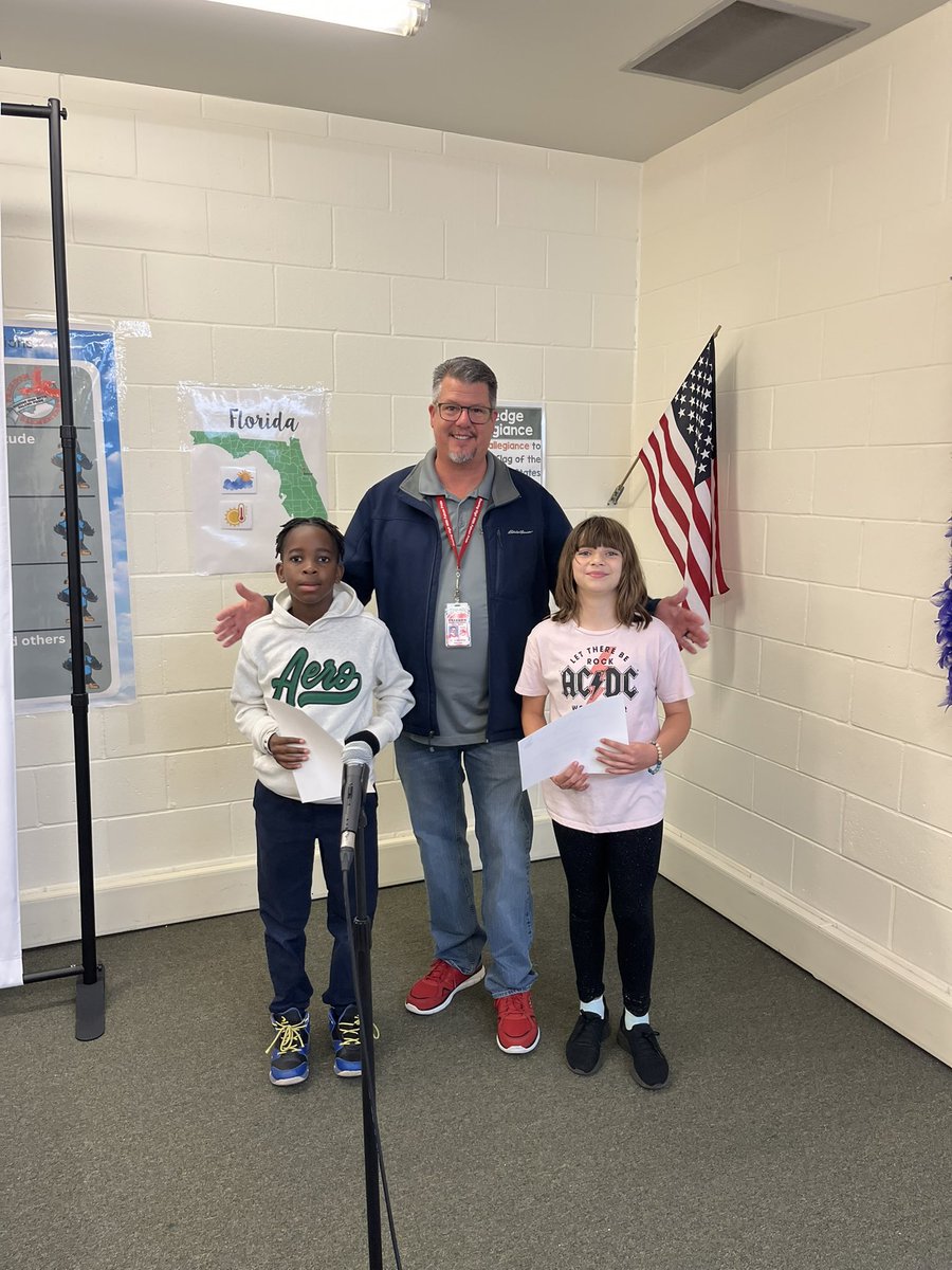 Congratulations to Mikael and Skyla!! They were recognized for exceptional achievement in Math on this morning's Latest Swoop. We are so proud of you!!